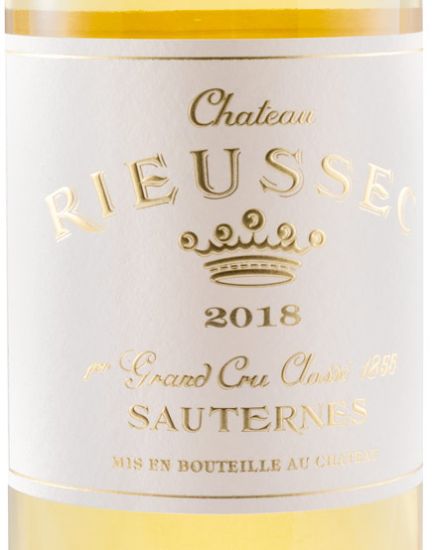 2018 Château Rieussec Sauternes white 37.5cl