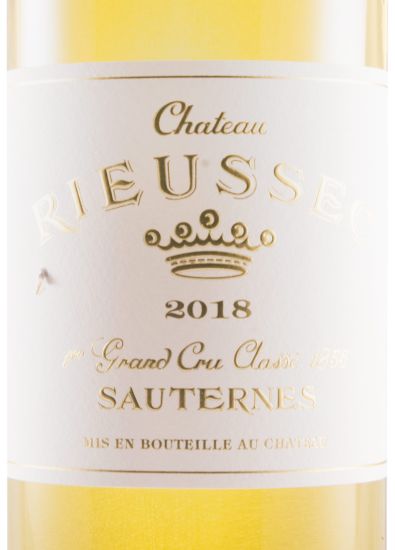 2018 Château Rieussec Sauternes branco