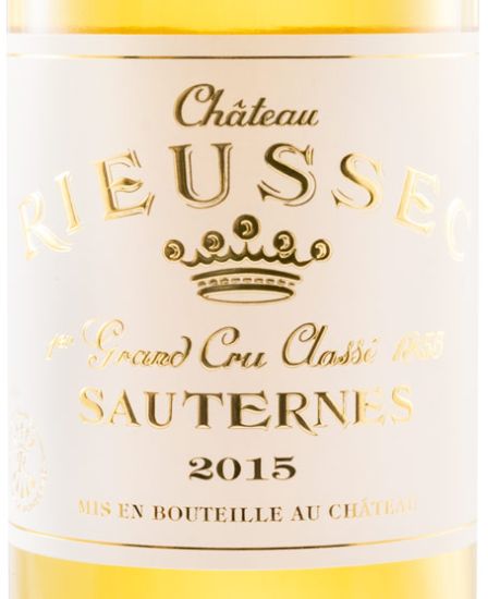2015 Château Rieussec Sauternes white 37.5cl