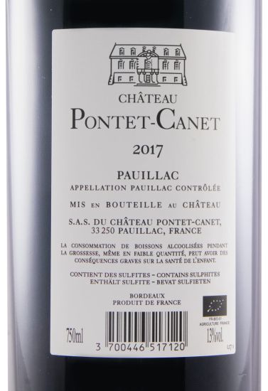 2017 Château Pontet-Canet Pauillac red
