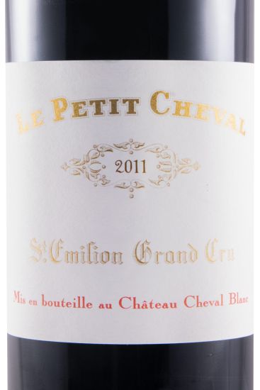 2011 Château Cheval Blanc Le Petit Cheval Saint-Émilion red
