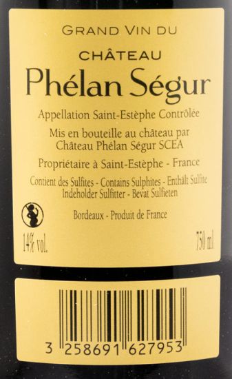2018 Château Phélan Ségur Saint-Estèphe red