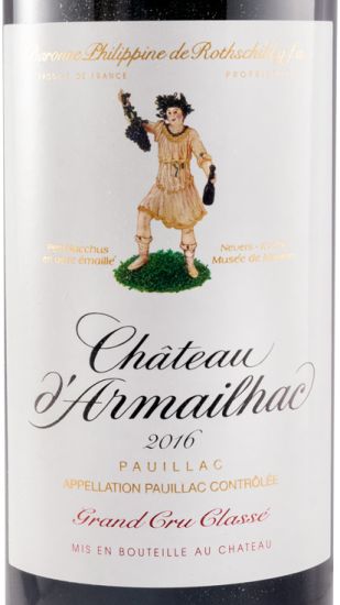 2016 Château d'Armailhac Baron Philippe de Rothschild Pauillac tinto