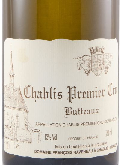 2018 Domaine François Raveneau Butteaux Premier Cru Chablis branco