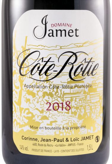 2018 Domaine Jamet Côte-Rôtie tinto 1,5L