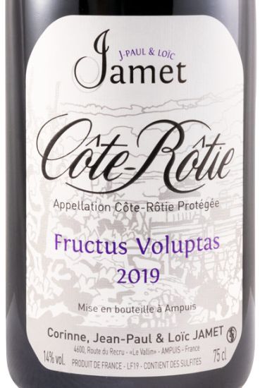 2019 Domaine Jamet Fructus Voluptas Côte-Rôtie red