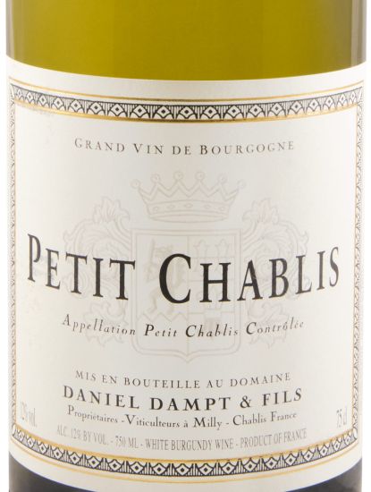 2020 Domaine Daniel Dampt Petit Chablis white