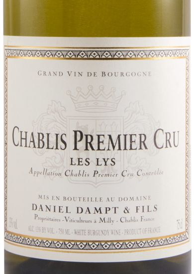 2019 Domaine Daniel Dampt Les Lys Premier Cru Chablis branco