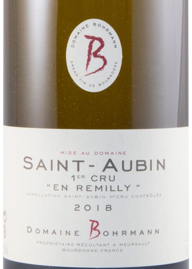 2018 Domaine Bohrmann En Remilly Premier Cru Saint-Aubin branco
