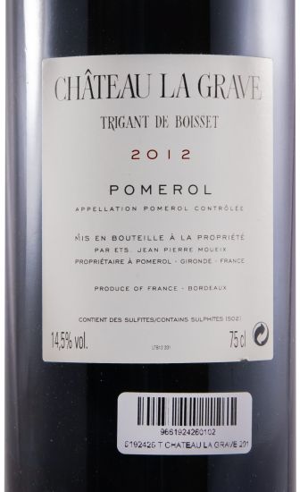 2012 Château La Grave a Pomerol Trigant de Boisset tinto