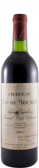 1981 Château Cap de Mourlin Saint-Émilion red