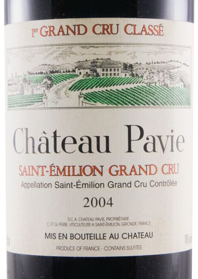 2004 Château Pavie Saint-Émilion red