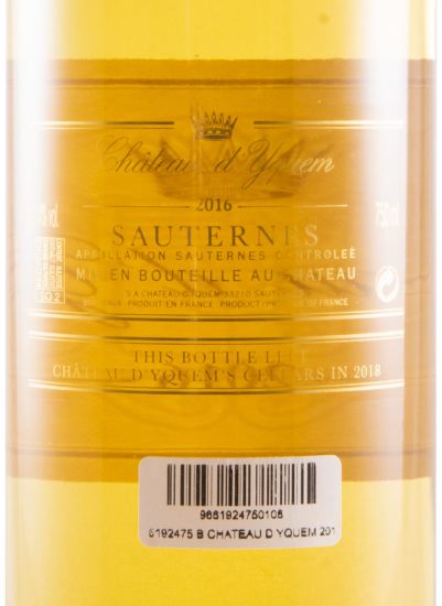 2016 Château d'Yquem Sauternes branco