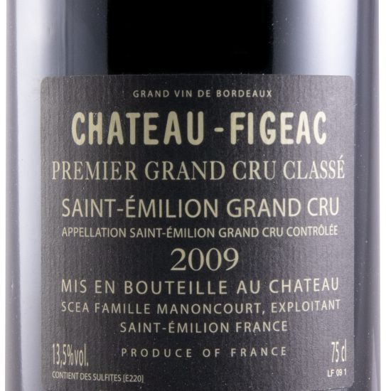 2009 Château-Figeac Saint-Émilion tinto
