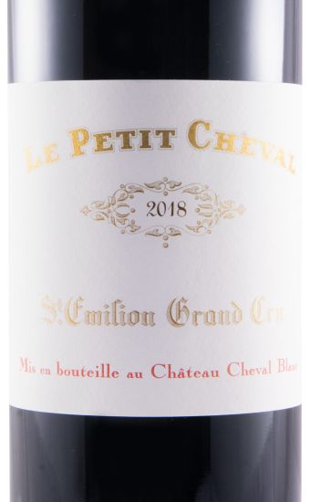 2018 Château Cheval Blanc Le Petit Cheval Saint-Émilion tinto