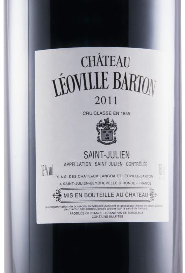 2011 Château Léoville Barton Saint-Julien tinto