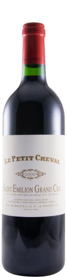 2000 Château Cheval Blanc Le Petit Cheval Saint-Émilion red