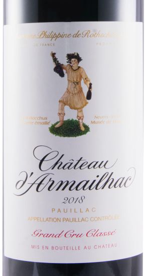 2018 Château d'Armailhac Baron Philippe de Rothschild Pauillac tinto