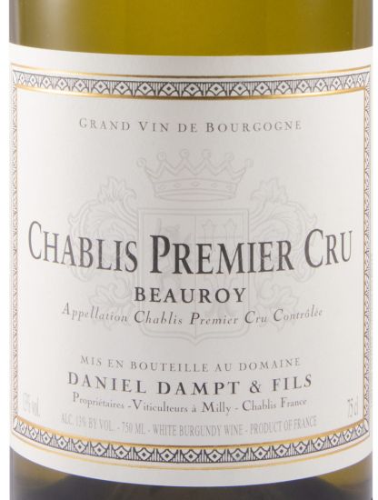 2020 Domaine Daniel Dampt Beauroy Premier Cru Chablis white