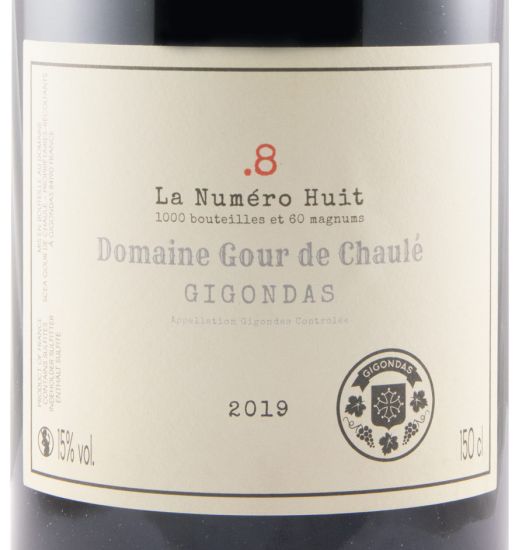2019 Domaine du Gour de Chaulé La Numéro Huit Gigondas tinto 1,5L