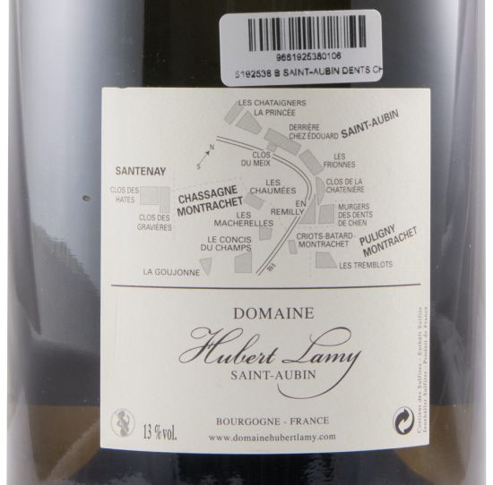 2018 Domaine Hubert Lamy Les Murgers des Dents de Chien Premier Cru Saint-Aubin white 1.5L