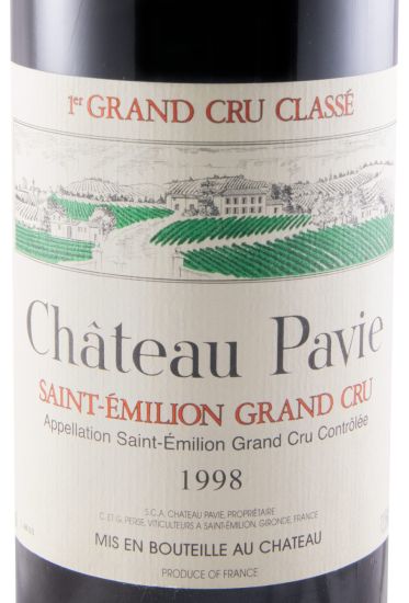 1998 Château Pavie Saint-Émilion tinto