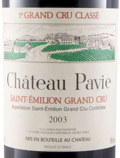 2003 Château Pavie Saint-Émilion tinto