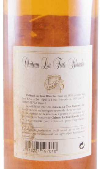 1997 Château La Tour Blanche Sauternes branco