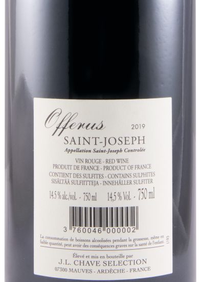 2019 Domaine Jean-Louis Chave Sélection Offerus Saint-Joseph tinto