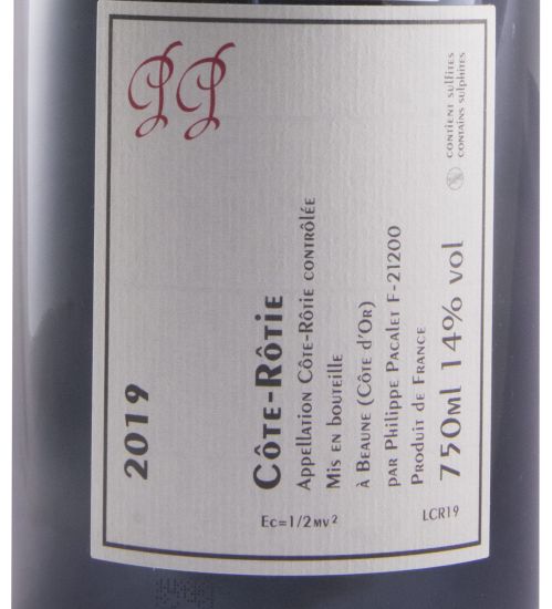 2019 Philippe Pacalet Côte-Rôtie tinto