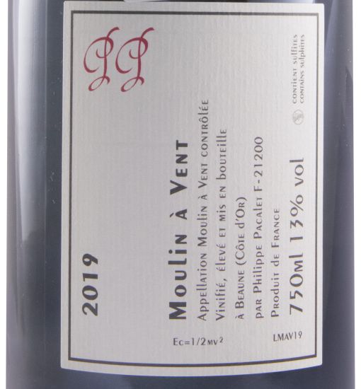 2019 Philippe Pacalet Moulin à Vent tinto