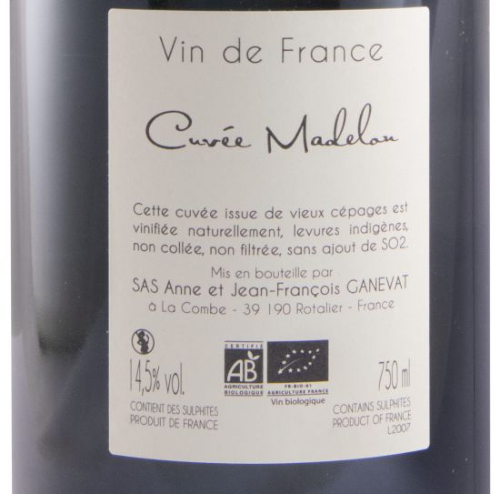 Anne et Jean-François Ganevat Cuvée Madelon biológico tinto