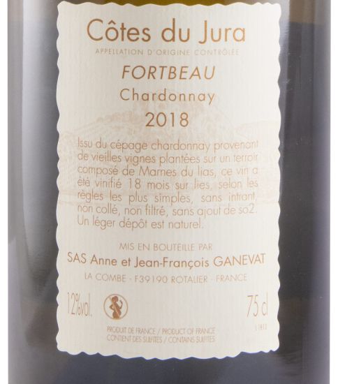 2018 Anne et Jean-François Ganevat Fortbeau Chardonnay Côtes du Jura white