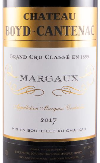 2017 Château Boyd-Cantenac Margaux tinto