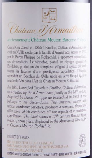 2011 Château d'Armailhac Pauillac red