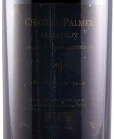2017 Château Palmer Margaux tinto