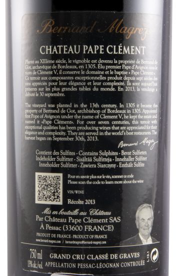 2013 Château Pape Clément Pessac-Léognan tinto
