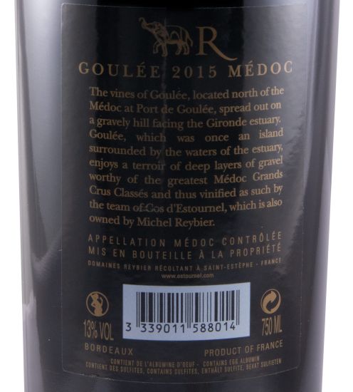2015 Goulée by Cos d'Estournel Médoc red