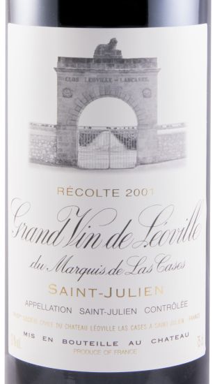 2001 Château Léoville Las Cases Marquis de Las Cases Saint-Julien tinto