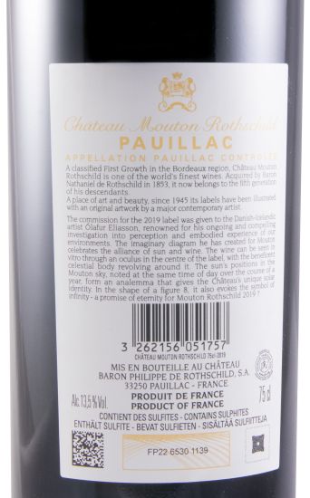 2019 Château Mouton Rothschild Pauillac tinto