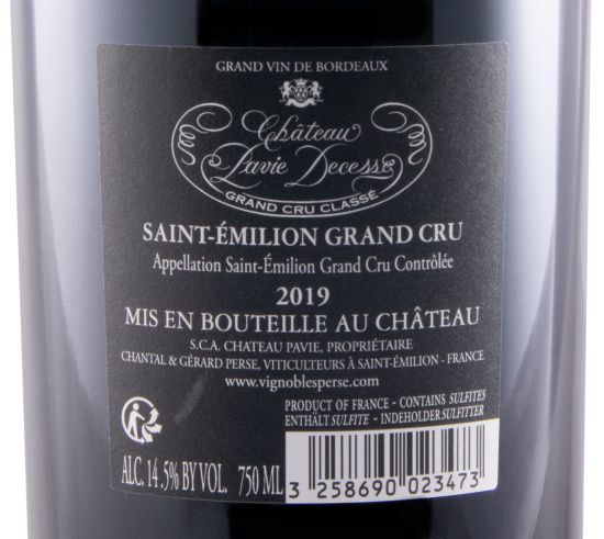 2019 Château Pavie-Decesse Saint-Émilion red