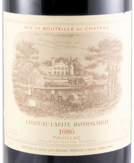 1986 Château Lafite Rothschild Pauillac tinto