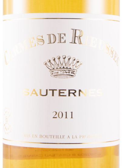 2011 Château Rieussec Carmes de Rieussec Sauternes branco