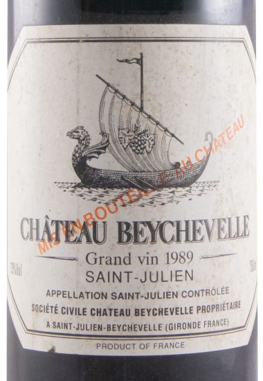 1989 Château Beychevelle Saint-Julien tinto