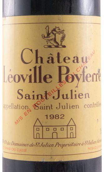 1982 Château Léoville Poyferré Saint-Julien tinto
