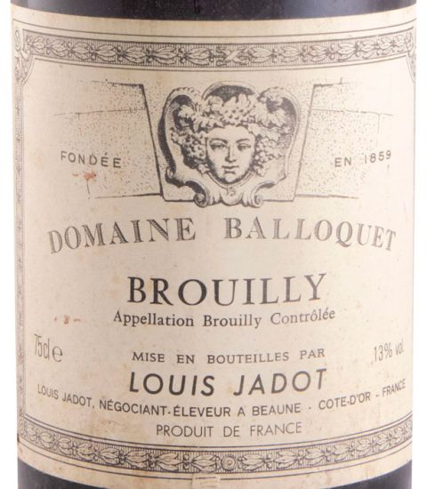 1995 Domaine Louis Jadot Balloquet Brouilly red