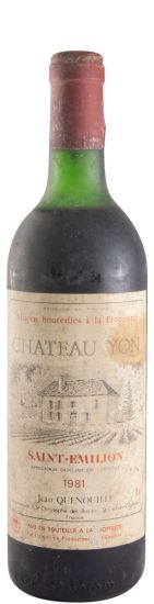 1981 Château Yon Saint-Émilion tinto