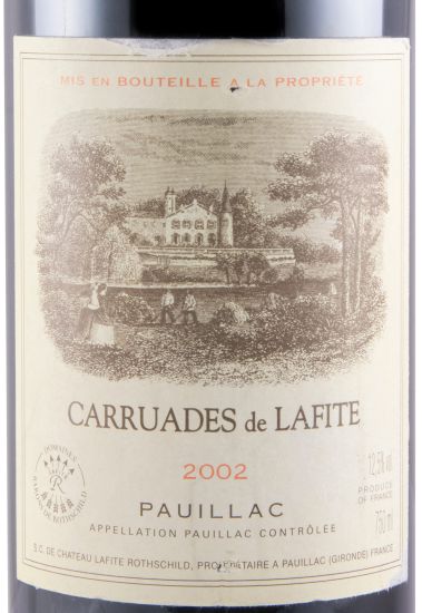 2002 Château Lafite Rothschild Carruades de Lafite Pauillac tinto