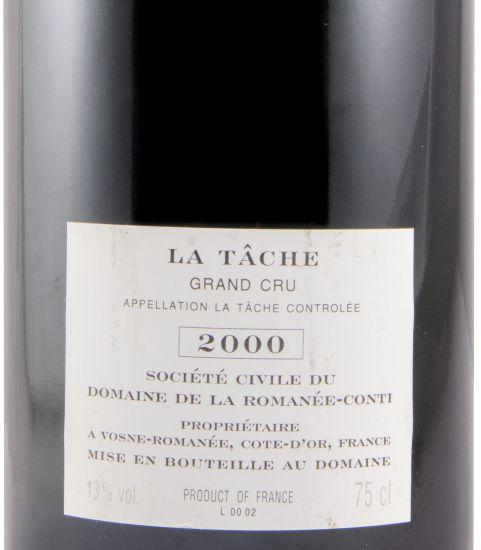 2000 Domaine de la Romanée-Conti La Tâche red