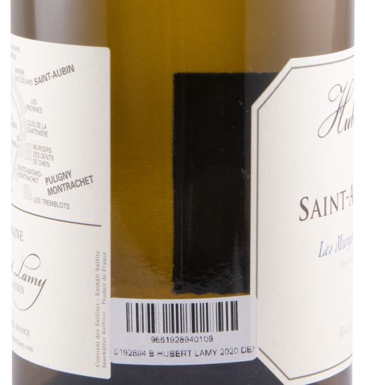 2020 Domaine Hubert Lamy Les Murgers des Dents de Chien Premier Cru Saint-Aubin branco